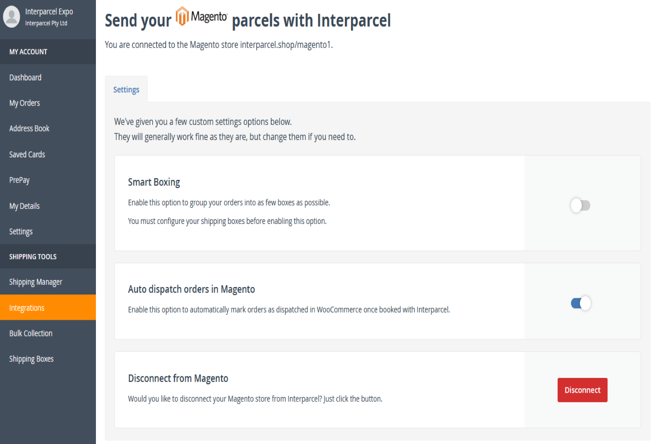 Custom Magento Settings