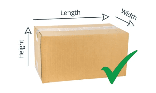 measuring a parcel