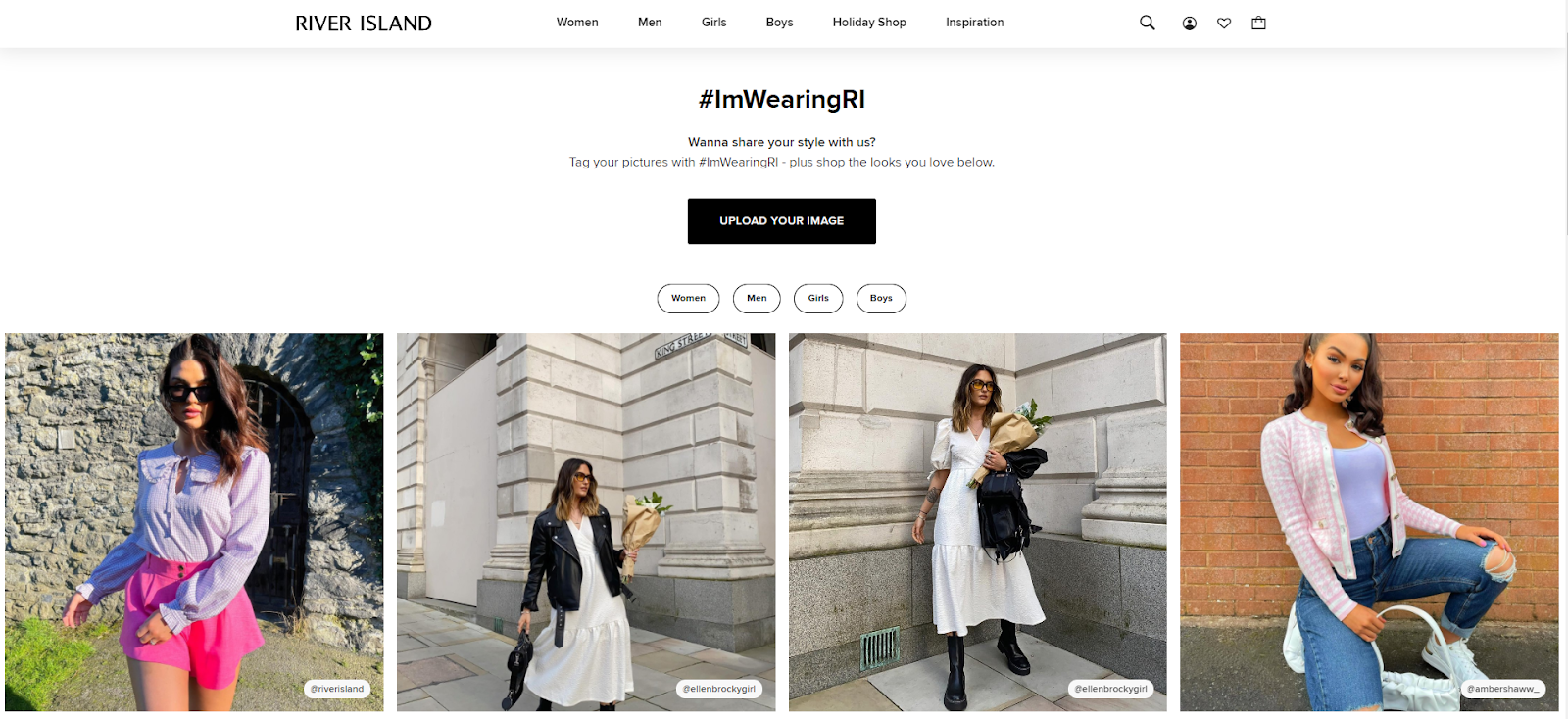 River Island User Generated Content