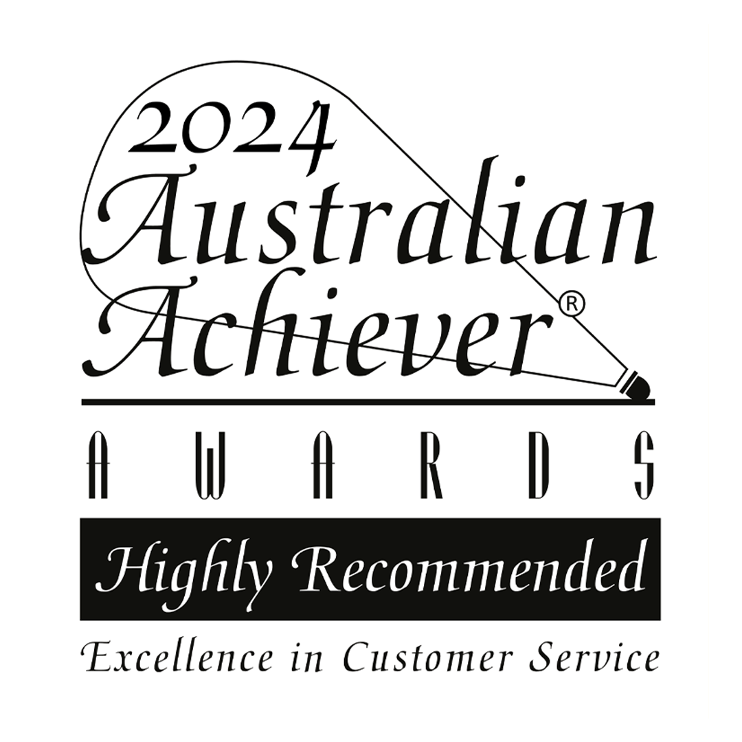 Highly Recommended Customer Service from the Australian Achiever Awards