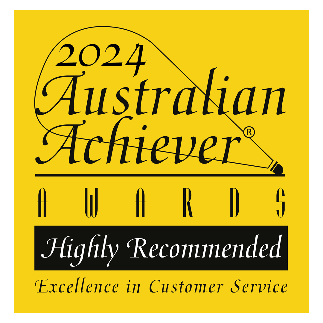 Highly Recommended Customer Service from the Australian Achiever Awards