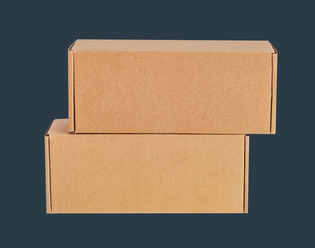 two boxes on top of each other