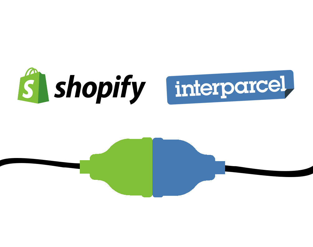Shopify and Interparcel plugs connected