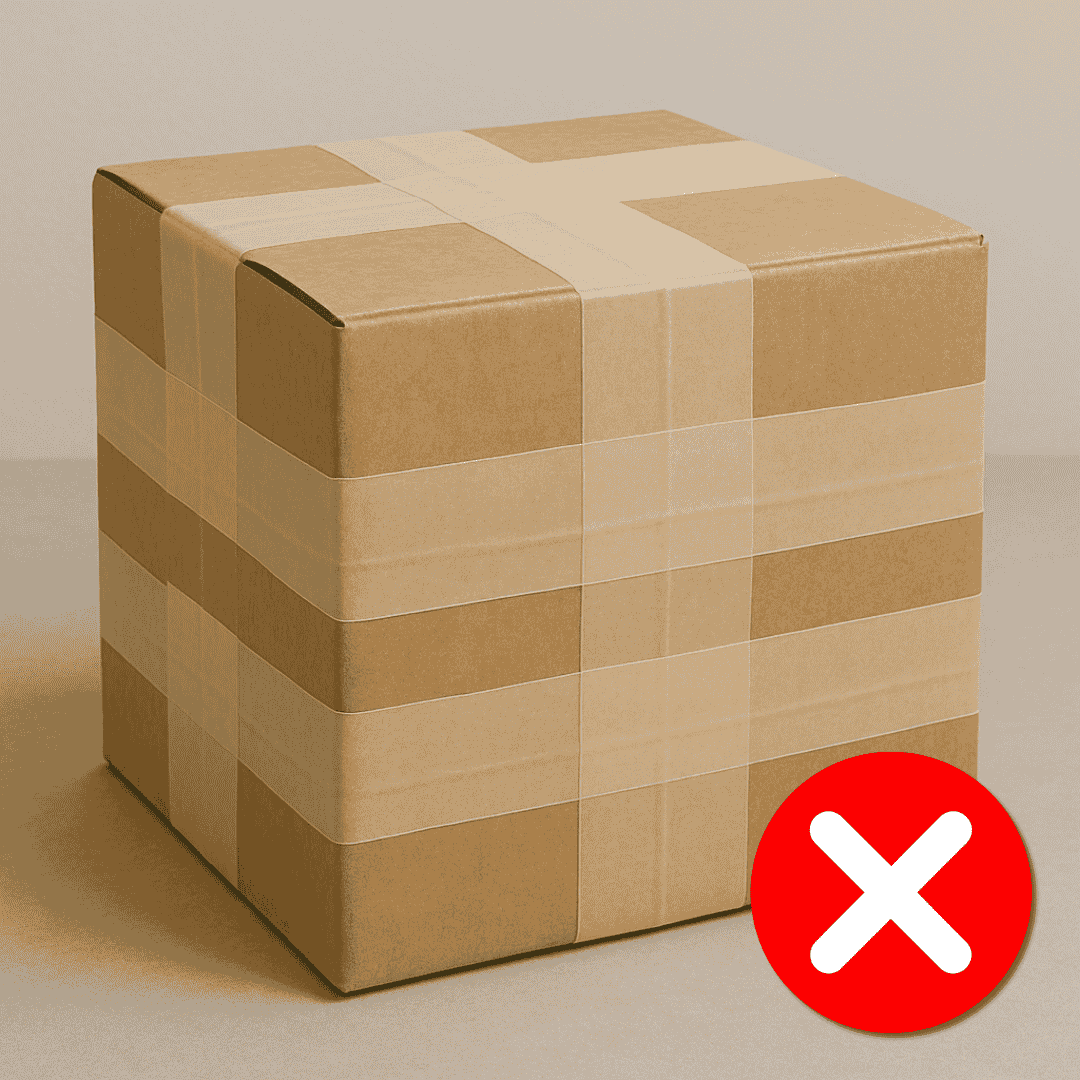 box with a lot of sealing