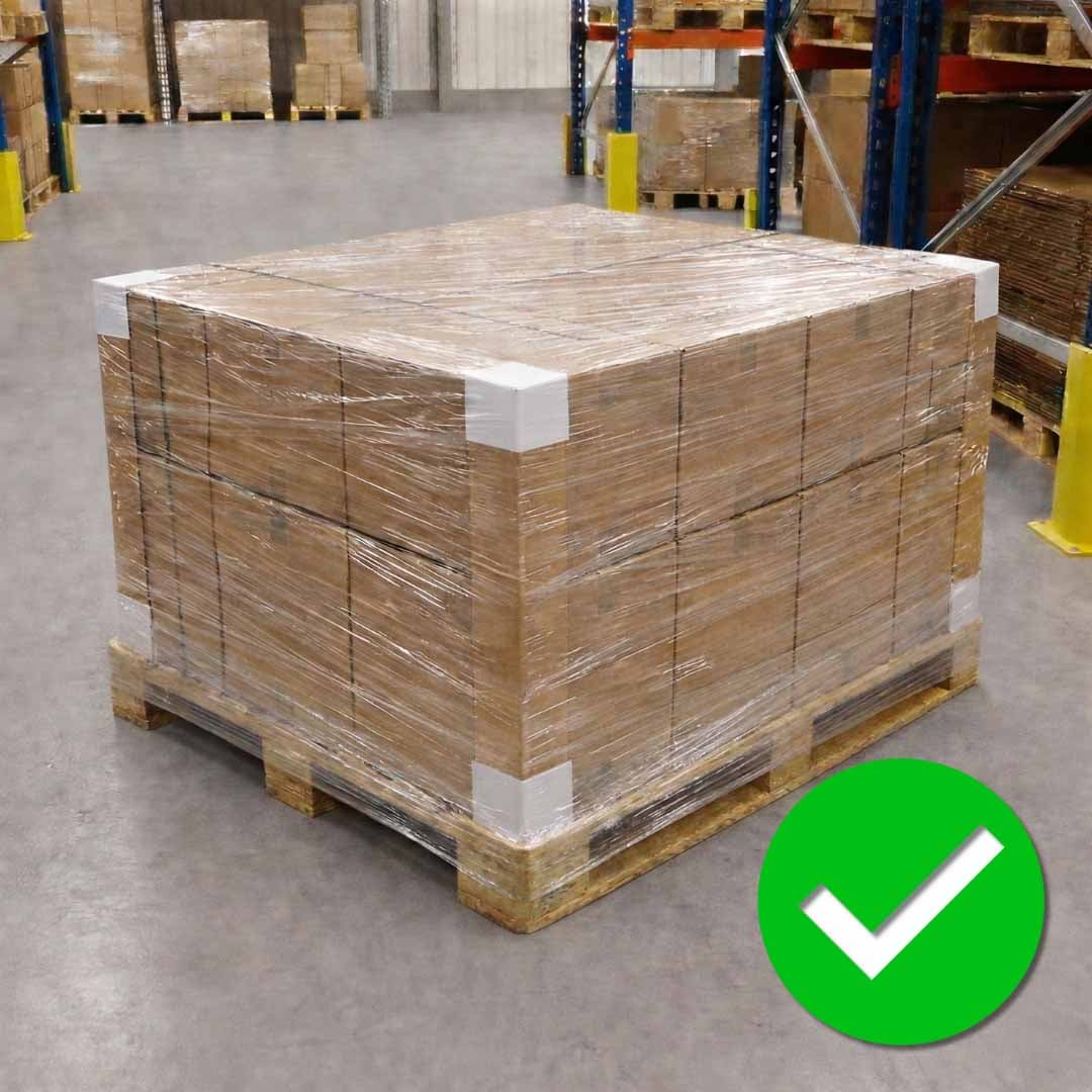 Pallet well wrapped