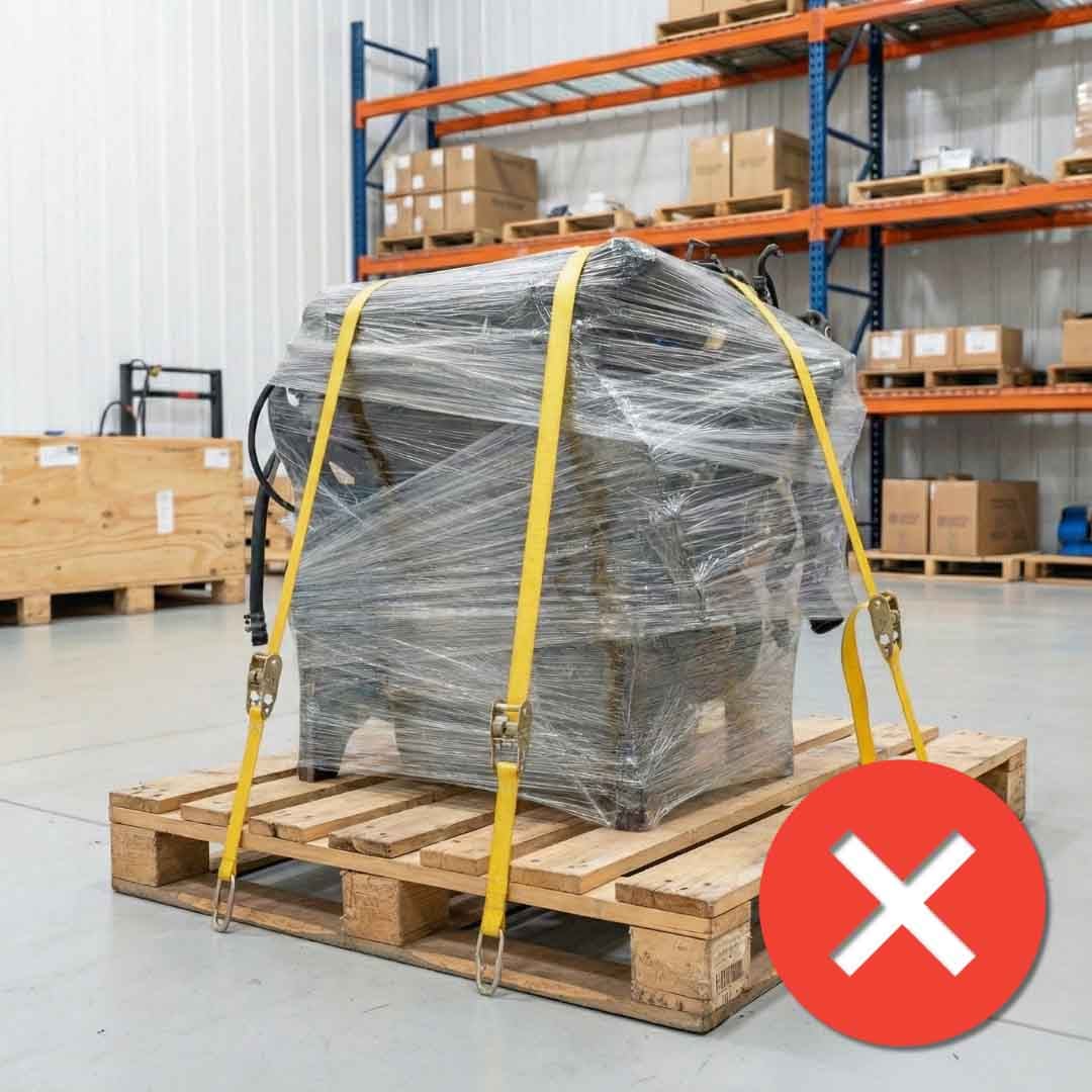 Pallet well wrapped