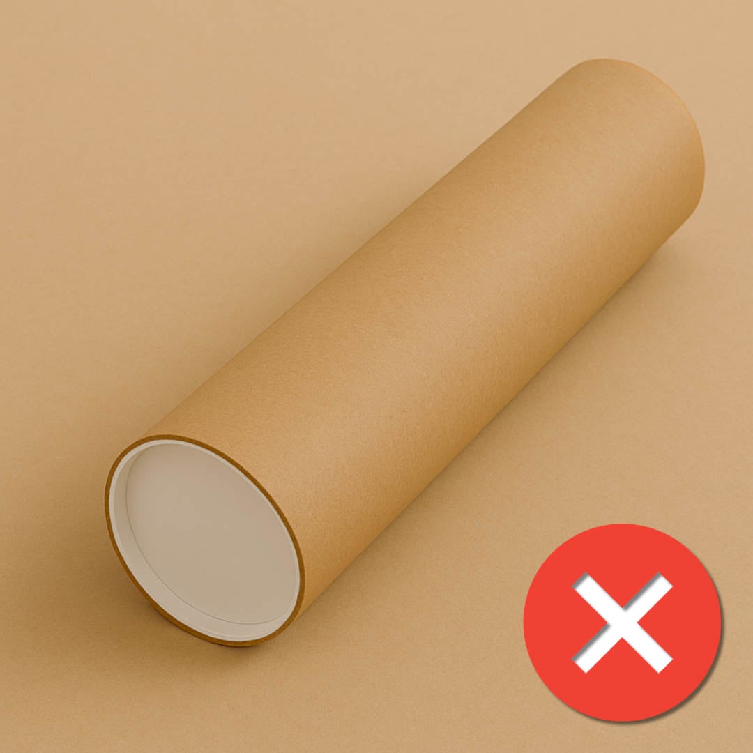 cylindrical cardboard tube