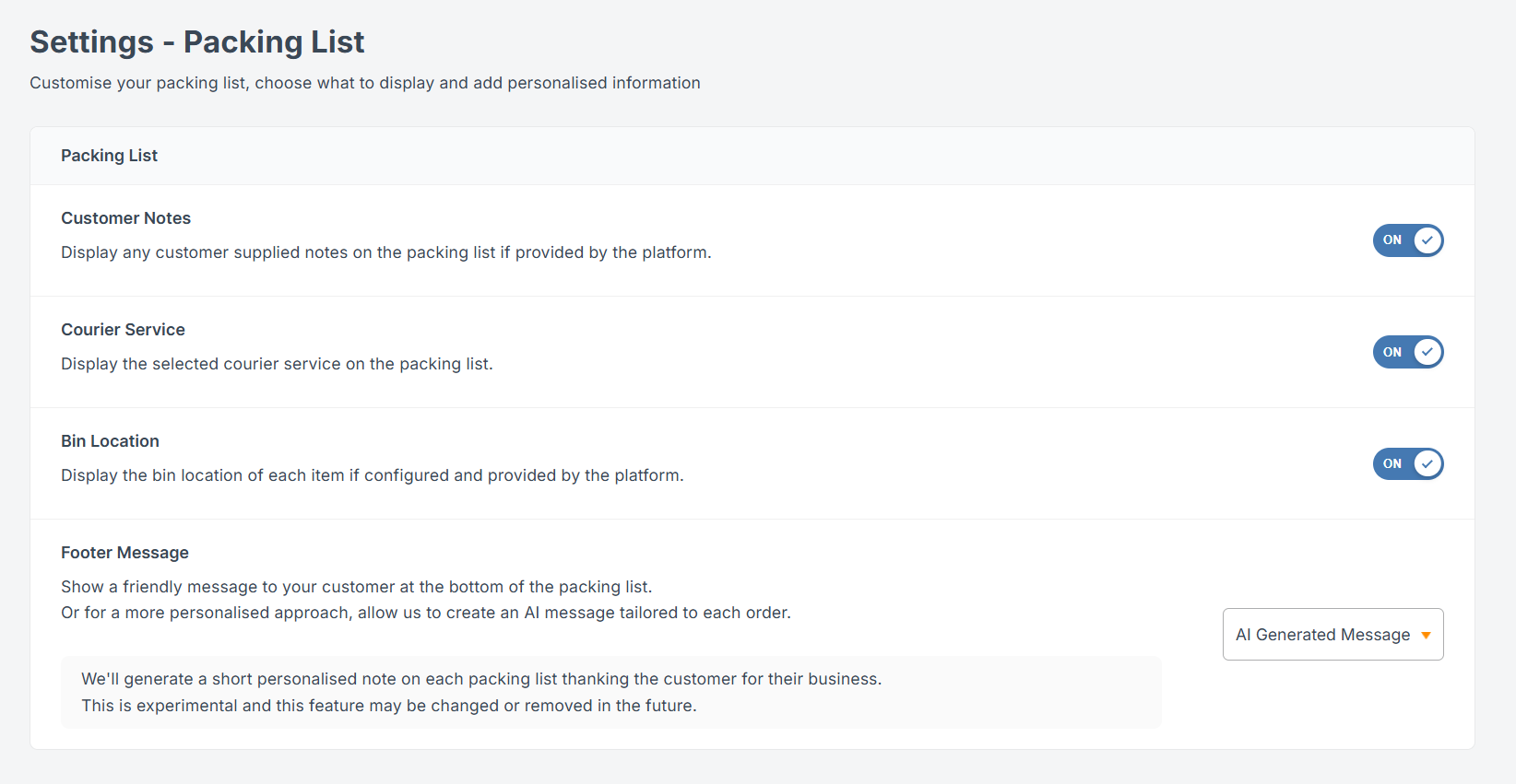 shipping manager: click fetch orders