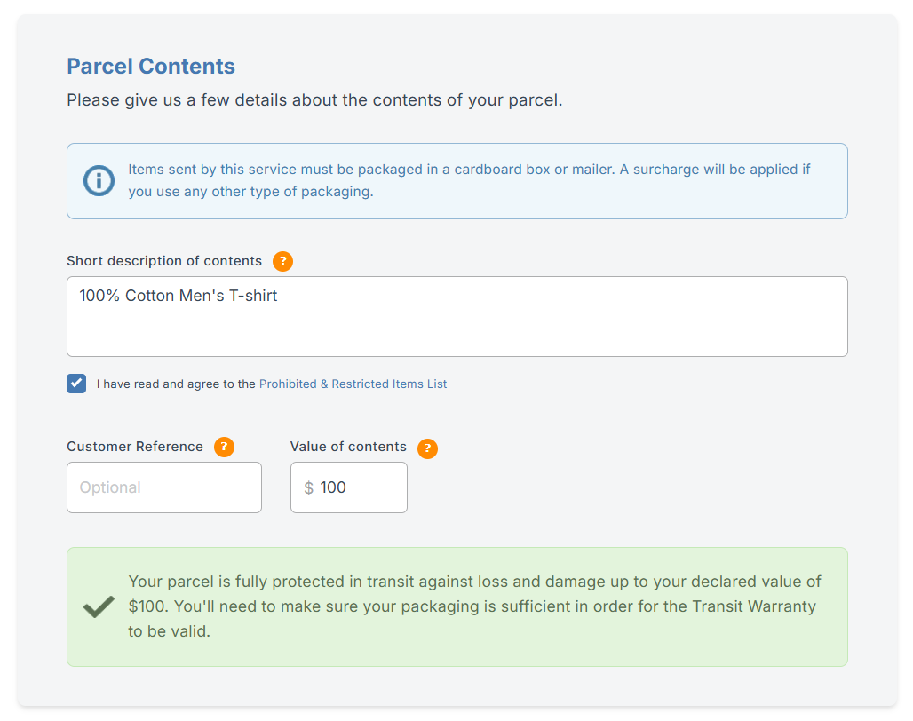 Transit Warranty information