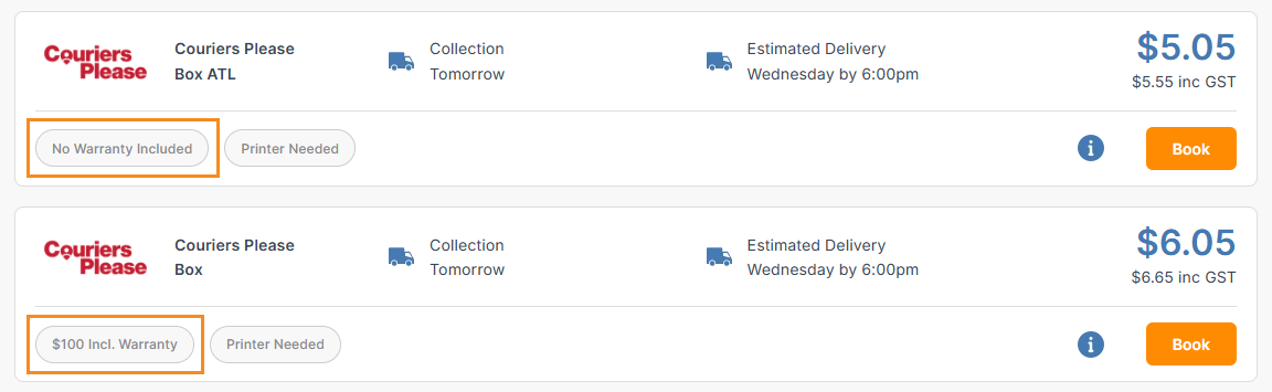 shipping manager with three orders