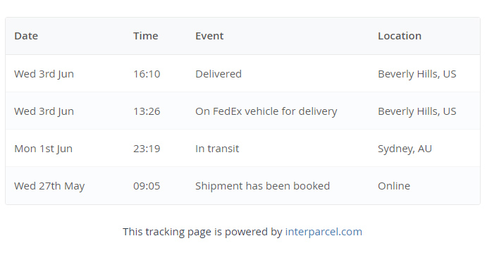 Accessible shipping notifications