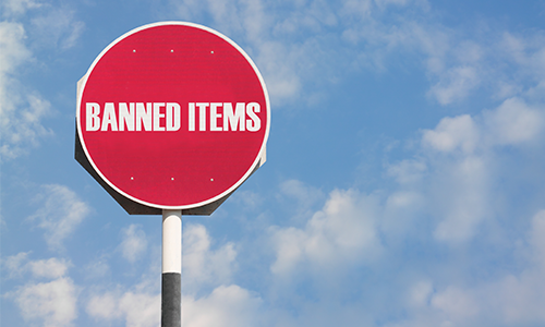 Banned Christmas items