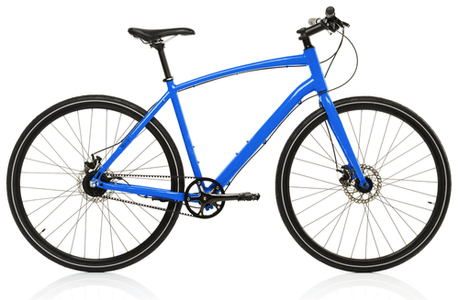 A blue bike