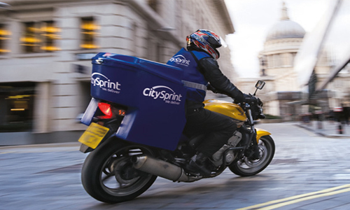 CitySprint motorcycle delivery