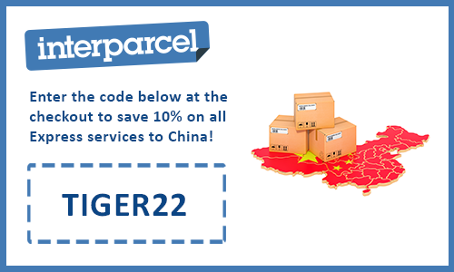 Save on shipping to China with Interparcel