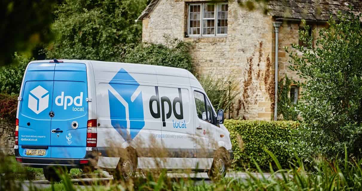 A DPD local van with branding