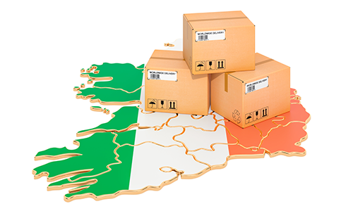 Ireland parcel destination