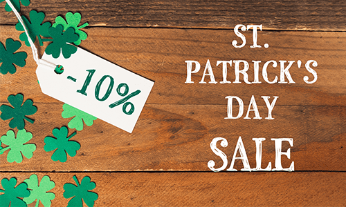 St Patrick's Day discounts and promotions