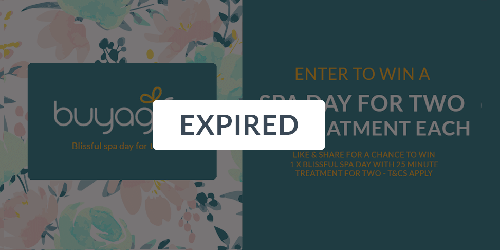 Win a Spa Day For Two - Expired